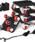 Heavy Duty Furniture Movers With Wheels Furniture Dolly Kit Moving Furniture Lift Mover Tool Set with red casters