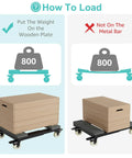 How to load instructions for heavy duty adjustable furniture moving dolly set of 2 with 4 swivel caster wheels.