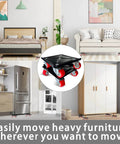 ✝️ Furniture Dolly Movers with 5 Wheels in use under bed, sofa, refrigerator, and wardrobe, showing heavy duty motion and stable alignment