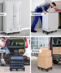 Furniture Dolly with 6 Swivel Casters, Expandable Moving Dolly for furniture, freezers, luggage, and moving boxes, max 800LBS capacity.