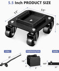 Dimensions and components of 1500LBS Furniture Movers with Wheels, Heavy Duty Furniture Dolly Set of 4, Dolly Kit Furniture Lifter Tool
