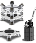 ✝️ Furniture Mover Pro Set - Enhanced Dolly and Lifter with Custom TPE Wheels for Easy Furniture Lifting and Moving-Professional Tool for Effortless Furniture Transport(Light Gray 4Dollies+1Lifter)