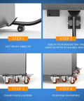 Step-by-step instructions for using 2000 lb heavy duty furniture movers with wheels and moving dolly set