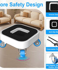 Heavy Duty Furniture Sliders With Wheels 360 Degree Rotatable Movers Dolly For Moving featuring anti-slip pads and groove design