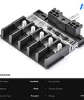 Durango And Grand Cherokee Fuse Block Replacement Kit, 12V Power Distribution Module, Beefed Up Heavy Duty Plastic Housing