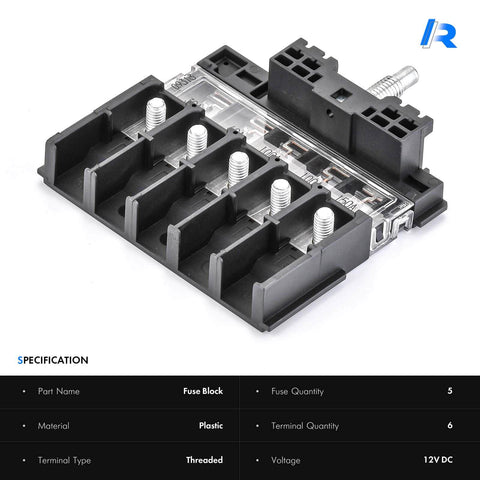 Durango And Grand Cherokee Fuse Block Replacement Kit, 12V Power Distribution Module, Beefed Up Heavy Duty Plastic Housing