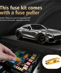 Car Fuses Assortment Kit With 1200 Pcs Of Fuses, 520 Standard And 680 Mini Fuses Plus 1 Puller, fuse puller demonstrated