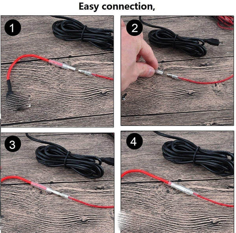 Connecting All In One Micro2 Fuse Tap Kit For 12V 24V Vehicles With Wire Harness And Blade Holder