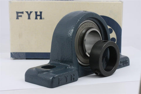 FYH Bearing NAPK207-20 1 1/4" Pillow Block with Eccentric Locking Collar - VXB Ball Bearings