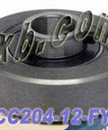 FYH Bearing UCC204-12 3/4 Cartridge Mounted Bearings - VXB Ball Bearings