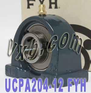 FYH Bearing UCPA204-12 3/4 Pillow Block Mounted Bearings - VXB Ball Bearings