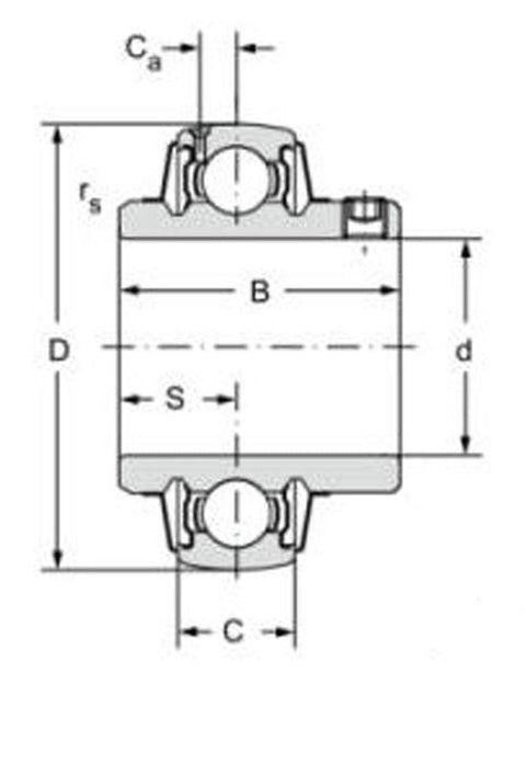 FYH Bearing UCX1548G5 3 Axle Insert Mounted Bearings - VXB Ball Bearings