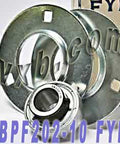 FYH SBPF202-10 5/8 Stamped round 3 Bolts Flanged Mounted Bearings - VXB Ball Bearings