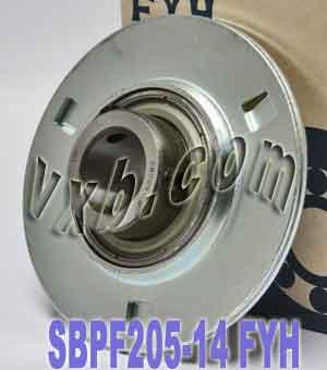 FYH SBPF205-14 7/8 Stamped round 3 Bolts Flanged Mounted Bearings - VXB Ball Bearings