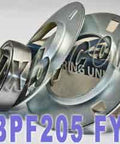 FYH SBPF205 25mm Stamped round 3 Bolts Flanged Mounted Bearings - VXB Ball Bearings