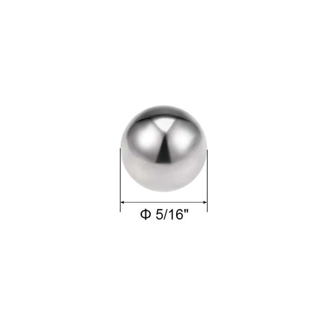 G100 Precision 5/16 Inch Stainless Steel Bearing Ball, smooth surface, 304 stainless, corrosion resistant for precision machinery and DIY