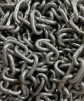 US Made G43 High Test Anchor Chain 1 Quarter Inch Thick Hot Dip Galvanized For Heavy Duty Use 2600 Lb Working Load
