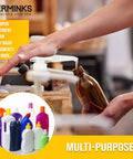 Person using 1 Gallon Pump Dispenser - Gallon Pump for Shampoo, Detergent, Lotion & Body Wash, Liquid Dispenser Pump for Condiments