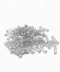 Galvanized Ballpoint Pen Spring Set For Smooth Writing And Quick Pen Fix, 0.016 Inch Wire Diameter, Outer Diameter 0.18 Inch, 100-Piece Pack