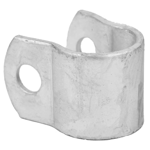 Galvanized component from Rolling Gate Hardware Kit, part of the Heavy Duty Sliding Gate Kit for chain link fence gates.