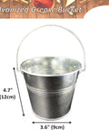 Pellet Grill Grease Bucket with 12pcs Drip Liners Fit for Camp Chef/Traeger/Pit Boss/Z Grills Wood Pellet Grill, galvanized steel