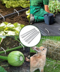 Heavy Duty Galvanized Landscape Staples 6 Inch 25 Pack 11 Gauge Anti Rust Garden Stakes securing garden fabric and decor