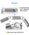 Close-up of galvanized spring steel for 99-Pack Utility Cart, showcasing high strength and wear-resistance for extended use.