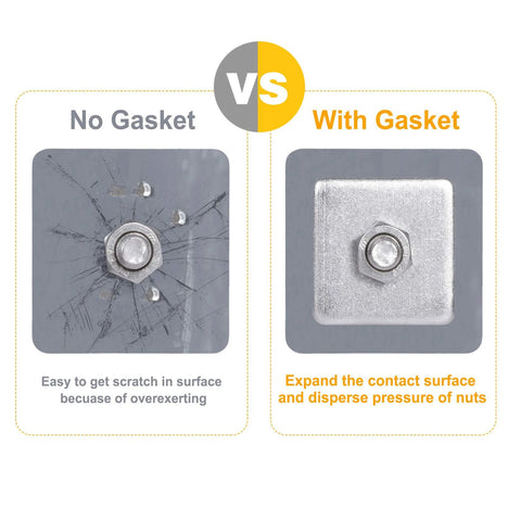 Comparison of durable galvanized square washer plates providing reliable load distribution and surface protection on fastened assemblies.
