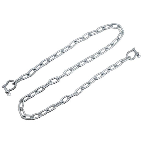 Extreme Max 3006.6572 BoatTector Galvanized Steel Anchor Lead Chain - 5/16" x 5' with 3/8" shackles for smooth mechanical systems