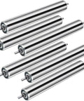 Galvanized Steel Conveyor Rollers For Roller Stands By Tandefio 10 Inch Length And 1.5 Inch Diameter smooth metal cylinders