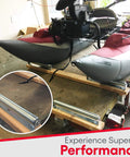 ✝️ Pack of 2 16" Long Roller & Bracket Set 1.5" Diameter Galvanized Steel Industrial Use Easy Install Reliable & Sturdy for Your Conveyor Needs Can Be Used As Kayak Roller Loaders with kayak on trailer