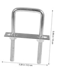 Durable galvanized steel U bolt set with square bends and washers delivers secure, corrosion-resistant fastening for boat trailers and projects.