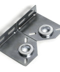 Spring Center Bearing Bracket For Torsion Doors 3 3/8 Inch Adjustable End Bearing Plate Brackets Left And Right, 12-gauge steel