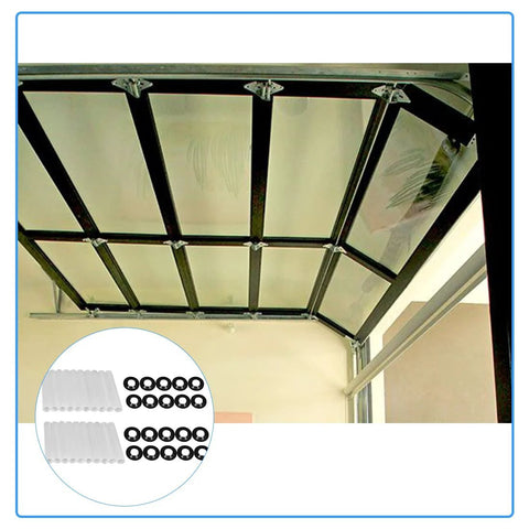 80mm Garage Door Hinge Quiet Roller Sleeves Cushions Between Roller And Hinge for Most Garage Doors, plastic set of 20