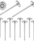 Ten Pack Four Inch Stem Steel Garage Door Rollers For Two Inch Garage Track With Ten Ball Bearings Quiet Durable High Load Commercial Wheels