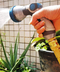 Brass Garden Hose Quick Connect Fittings For Three Quarter Inch Hoses, Leak Free Under High Pressure, Works Like A Charm With Nozzles