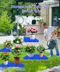 6 Pack Diamond Shaped Plastic Pallets 23.6 by 15.7 by 2 Inches Each used in garden for plant display and organization