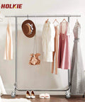 Gown rack with 3 Inch Locking Caster Wheels Set of 4 with Threaded Stem 3/8-16 x 1-1/2 for easy mobility.
