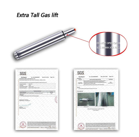 Heavy Duty Six Point Five Inch Long Stroke Gas Lift Cylinder For Office Chairs And Stools Replacement with SGS certification