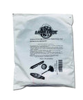 Package of Self Stick Gasket Roll Half Inch By One Eighth Inch Grey For Grills And Smokers, Fifteen Foot Kit With Adhesive Tube, Nomex High Temp Blend And RTV Sealant