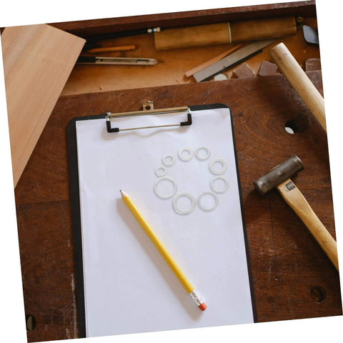 Temperature Resistant Gasket Washers Set 200 Pcs For Automotive And Industrial Leak Prevention In A Compact Storage Box