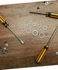 Temperature Resistant Gasket Washers Set 200 Pcs For Automotive And Industrial Leak Prevention In A Compact Storage Box displayed