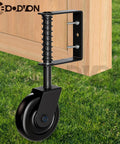 4.3 Inch Heavy Duty Gate Caster With Bearing And Spring Loaded Gate Wheel, 360 Degree Rotation For Wooden Gates, Fences