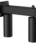 Adjustable Sliding Gate Guide Roller 6 Inch Dual Hard Nylon Rollers with Heavy Duty Steel Bracket for Smooth Quiet Sliding