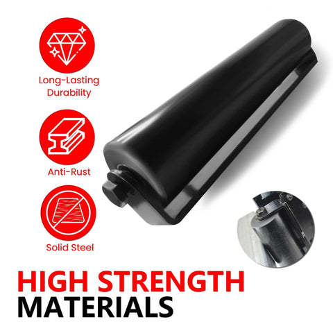 Slide Gate Guide Roller With C Post Welded Bracket Heavy Duty Sealed Ball Bearing Side Roller Assembly For Hard Sliding Gates 12 Inch Single Pack Durable UV Coated Construction For Long Lasting Gate Operation