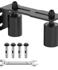 Heavy Duty Slide Gate Roller Guide With Steel L Rear Post Bracket And Adjustable Nylon Roller Rolling Gate Hardware Kit