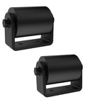 Two Pack Slide Gate Guide Roller Kit With Three Inch Hard Nylon Rollers And C Post Welded Bracket Heavy Duty Gate Rollers