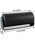 Close-up of Two Pack Slide Gate Guide Rollers With C Bracket For 6 Inch Gates Nylon Gate Rollers 2.48 Inch Roller Diameter