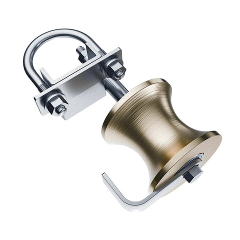 Rear Pipe Track Wheels For Chain Link Sliding Gates Fit Two Inch Gate Frames And One Seven Eighths Inch Track Pipes Durable Galvanized Steel Construction For Rust Resistance And Smooth Stable Gate Movement One Pack