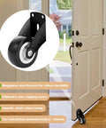 2 Inch Gate Wheel Set For Sagging Wooden Doors Anti Sagging Bottom Mount Rollers With Screws Vertical Or Bottom Mount